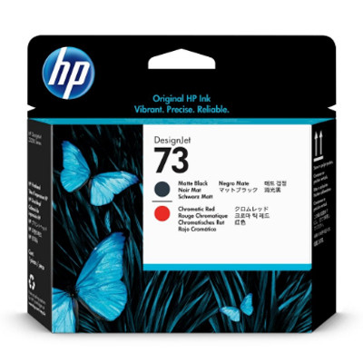 HP CD949A (NO.73) MATTE BLACK AND CHROMATIC RED INK CARTRIDGE