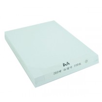 A4  260gsm  DOUBLE FACE WHITE CARD 100's