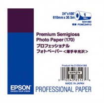 EPSON S041393 PREMIUM SEMIGLASS PHOTO PAPER 24INCH  X 30.5M