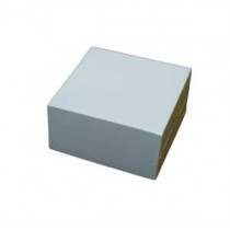 MEMO PAD  3.5" x 3.5" - WHITE (glue spine)