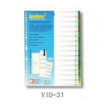 DATA BANK  VID-31  A4 PVC COLOR INDEX ( 1-31 )