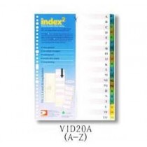 DATA BANK  VID-20A  A4 PVC COLOR INDEX ( A-Z )