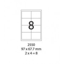 SMART LABEL 2550-100  97 x  67.7mm (8'S)