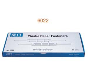 MIT 6022 PLASTIC FASTENER 8cm - WHITE  50's