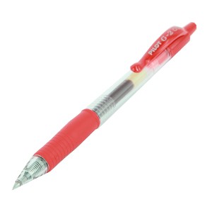 百樂牌 G2-5 按制啫喱筆 - 紅色 0.5mm