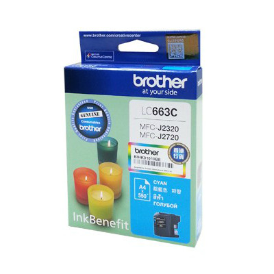 BROTHER LC-663C INK FOR MFC-J2320 , J2720