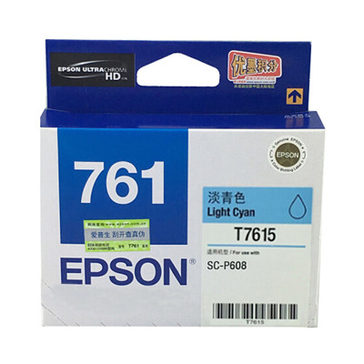 EPSON C13T761580 LIGHT CYAN FILL COLUME INK CARTRIDGE FOR P608