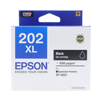 EPSON C13T02G183 BLACK INK CARTRIDGE FOR XP-6001