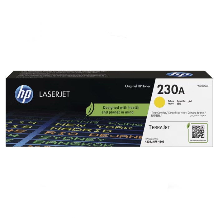 HP W2302A #230A YELLOW LASERJET TONER CARTRIDGE