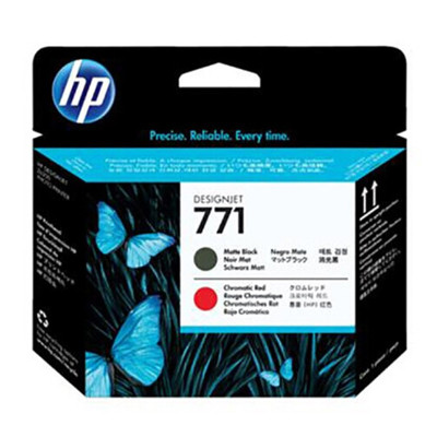 HP CE017A (NO.771) MATTE BLACK AND CHROMATIC RED PRINT HEAD
