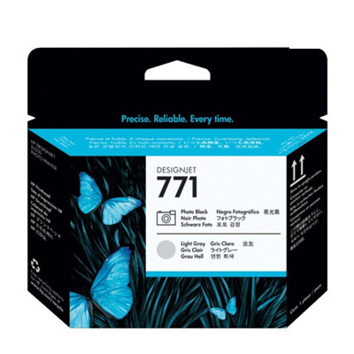 HP CE020A (NO.771) PHOTO BLACK AND LIGHT GRAY PRINT HEAD