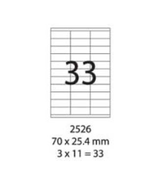 SMART LABEL 2526-100  70 x 25.4mm  (33'S)