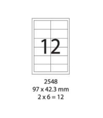 SMART LABEL 2548-100  97 x 42.3mm (12'S)