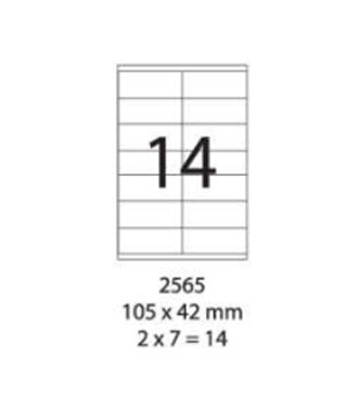 SMART LABEL 2565-100  105 x 42mm (14'S)