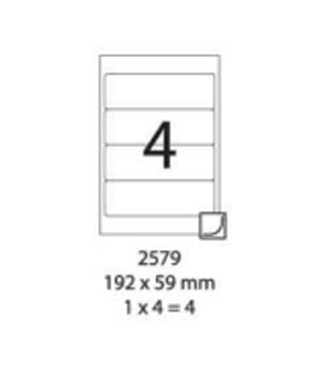 SMART LABEL 2579-100  192 x 59mm (4'S)