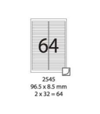 SMART LABEL 2545-100  96.5 x 8.5mm (64'S)