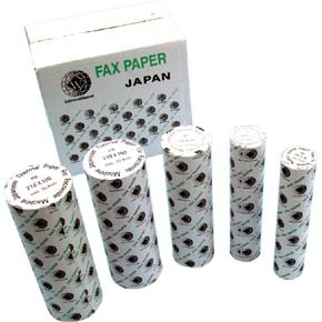 GREEN W  FAX PAPER - 210 x 100 x 1"