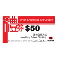 Union Enterprises Cash Coupon $50