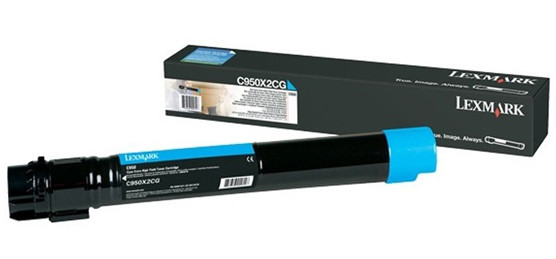 LEXMARK C950X2CG C950 CYAN EXTRA HIGH YIELD TONER (22K)