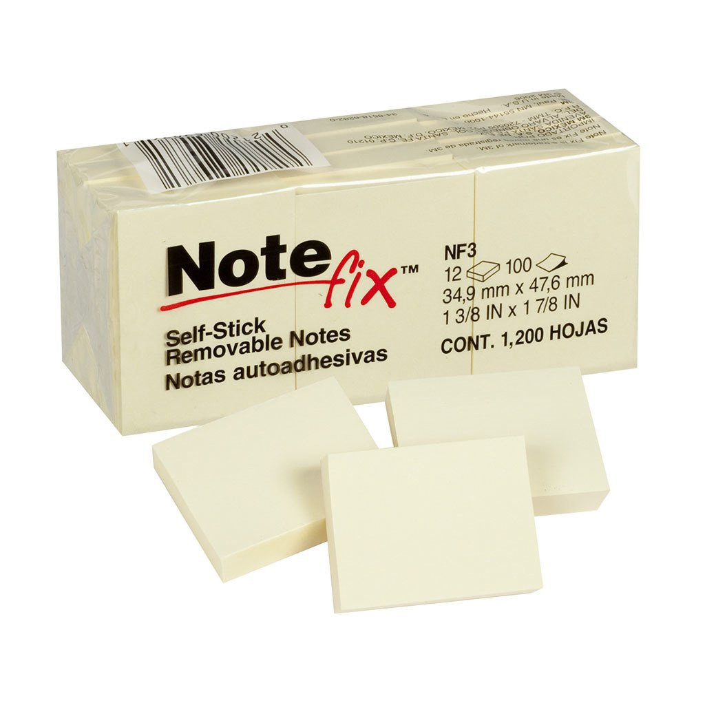 3M Note Fix NF3 自黏告士貼 1.5" x 2"