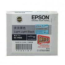 EPSON C13T851980 LIGHT LIGHT BLACK FILL VOLUME INK CARTRIDGE