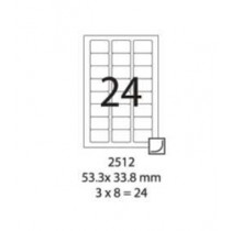 SMART LABEL 2512-100  53.3 x 33.8mm (24'S)