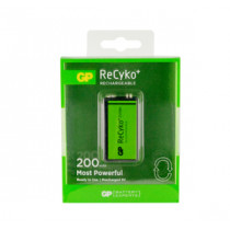 GP ReCyko+ 綠色充電池 200mAh 9V 獨立裝