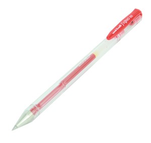 三菱 UM-100 雙珠啫喱筆 - 紅色 0.5mm