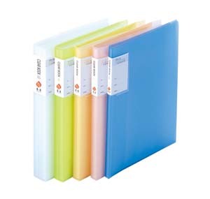 (特價)高薏  A4 40頁 磨砂透明面資料冊 - 紅色