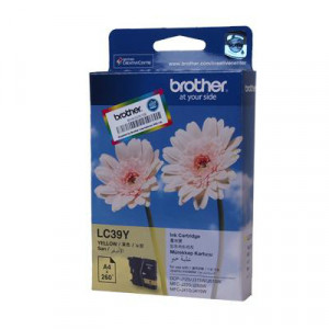 BROTHER LC-39Y INK FOR DCP-J125, MFC-J220/J410