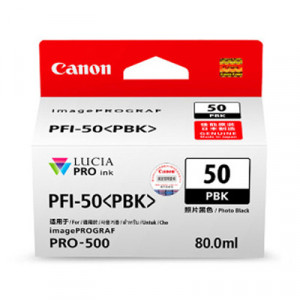 CANON PFI-50 PBK INK TANK (80ML) FOR iPF PRO-500
