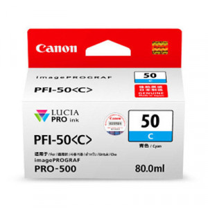 CANON PFI-50 C INK TANK (80ML) FOR iPF PRO-500