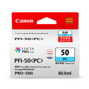 CANON PFI-50 PC INK TANK (80ML) FOR iPF PRO-500