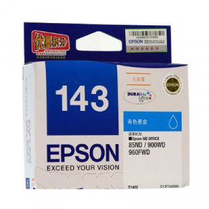 EPSON T143283 CYAN INK FOR 960FWD/900WD/82WD