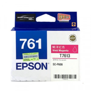 EPSON C13T761380 VIVID MAGENTA FILL VOLUME INK CARTRIDGE FOR P608