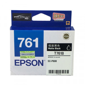 EPSON C13T761880 MATTE BLACK FILL VOLUME INK CARTRIDGE FOR P608