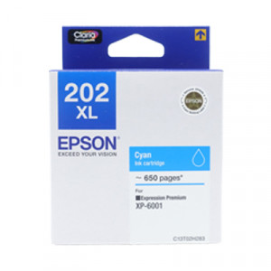 EPSON C13T02H283 CYAN INK CARTRIDGE FOR XP-6001