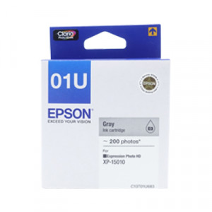 EPSON C13T01U683 GREY INK CARTRIDGE FOR XP-15010