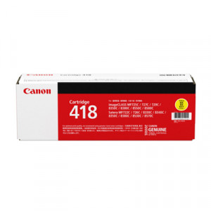 CANON CARTRIDGE 418 YELLOW TONER FOR MF8580CDW      2659B004BA01