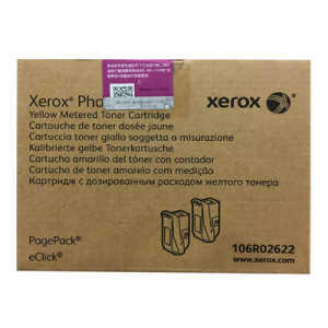 XEROX 106R02622 YELLOW DUAL PACK TONER FOR PHASER 7100N