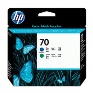 HP C9408A (70) LT BLUE/GREEN PRINTHEAD FOR DJ Z2100/3100