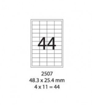 SMART LABEL 2507-100  48.3 x 25.4mm (44'S)