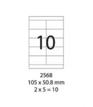 SMART LABEL 2568-100 105 x 50.8mm (10'S)