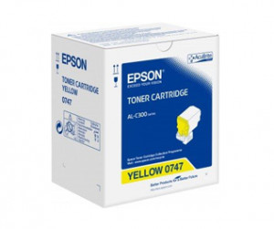 EPSON C13S050747 YELLOW TONER CARTRIDGE FOR C300N