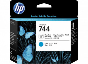 HP F9J86A (NO.744) PHOTO BLACK AND CYAN PRINTHEAD