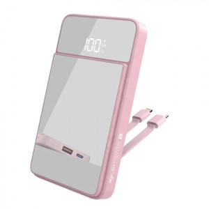 EGO ALLY DELIVERY 2 MAGSAFE 12000MAH BUILD-IN CABLE POWER BANK – PINK (M2051Q-PINK)
